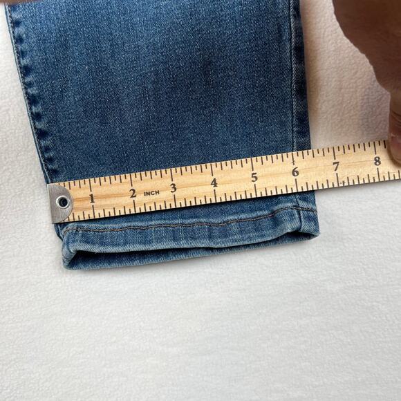 J Jill Jeans Womens 12 Straight Stretch Leg Authentic Fit Slim Leg Blue Ankle - Picture 6 of 9